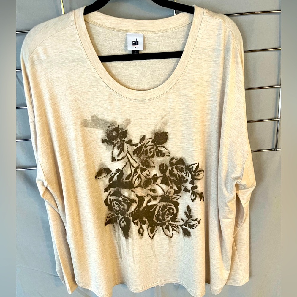 Cabi Airbrush Tee size medium.